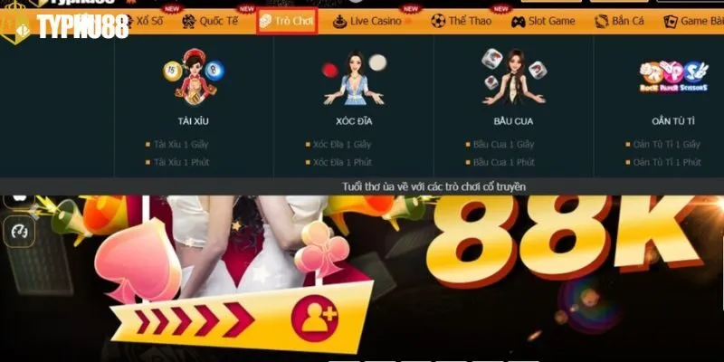 Thao tác truy cập vào website để dễ dàng đăng ký Typhu88