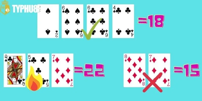 Cách xác định điểm chuẩn theo luật Xì Dách